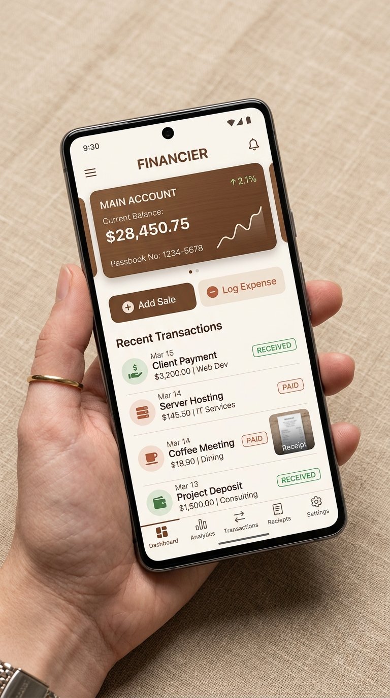 Ledgerly Mobile App Interface